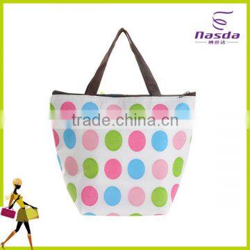 PP nonwoven trendy lunch cooler bags for girls