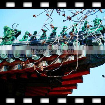 Buddhist temple, Mosque using roofing tiles