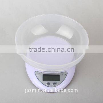 2016 New Hot sale wholesale High quality B05 # 1G / 5kG with a tray Kitchen Electronic digital Scale