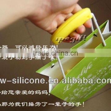 soft feel protect silicone shopping bag handle