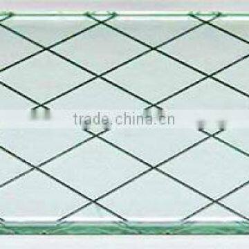 High quality 6mm wire mesh glass