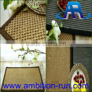 Home,Hotel,Bedroom,Decorative Use and loop Pile Pattern Sisal carpet