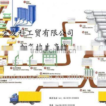 100000 m3/ year Autoclave Aerated Concrete Making Machine(AAC)