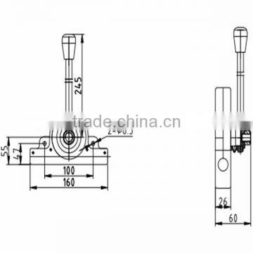 GJ1101 Push Pull Control Lever Mechanical Lever photo-2