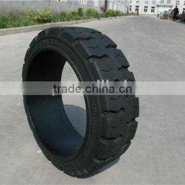 Standard Press on Solid Cushion Tyre Industrial Forklift Tyre 16x7x10 1/2 photo-5