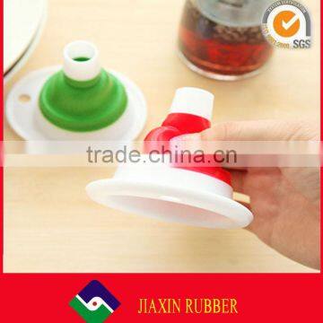 New Arrival Durable Silicone Collapsible Funnel Foldable Funnel for Liquid Transfer photo-5