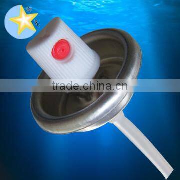 silicone aerosol valve with actuator