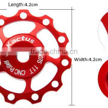 Kactus Cycling MTB Guide Roller Wheel Rear Derailleur Pulley Alluminum Alloy CNC 11T for SHIMANO SRAM photo-6