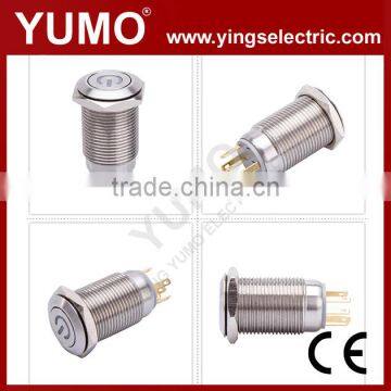 Hot Sale ABS16S-P11-C 8mm 12mm 16mm 19mm 22mm 25mm IP67 Momentary 3-250VDC/AC Metal Push Button Led Push Button Light photo-4