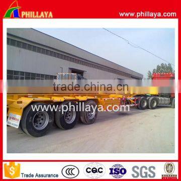 Cheap Price Tri Axles 20ft 40ft Container Skeletal Trailer Price in India photo-4