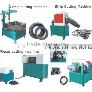 Used rubber tires tyre recycling machine