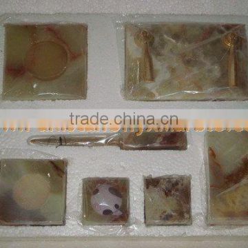 The most beautiful& best quality Cheap Price ONYX OFFICE SETS HANDICRAFTS