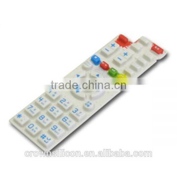 Free sample ! silicone rubber key button for the TV/DVD/remote control