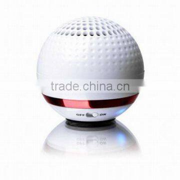 2015 portable golf ball mini wireless bluetooth speaker