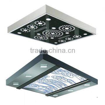 Interior Stainless Steel Etching Pattern Elevator Cabin Decoration photo-6