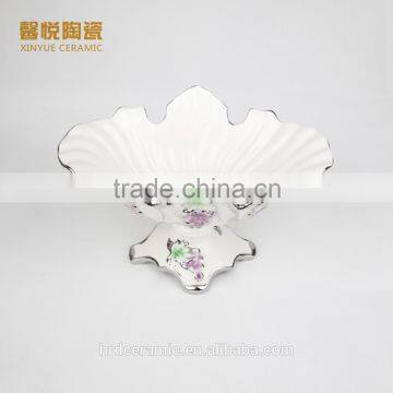 Wholesale Ceramic Candy Tray Golden,fruit Tray Ceramic Material photo-2