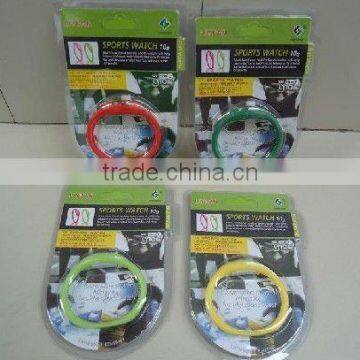 Silicone watch with plastic box