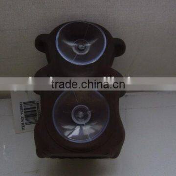 Monkey Shaped Sucker Type PVC Toothbrush Holder photo-2