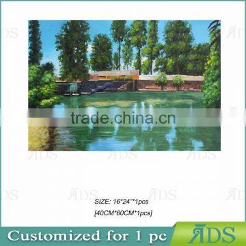 Wall Decor Village Life Oil Painting photo-2