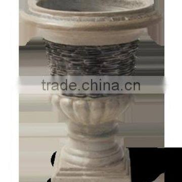 Viet-nam-concrete-slate-planter for flower and garden pots