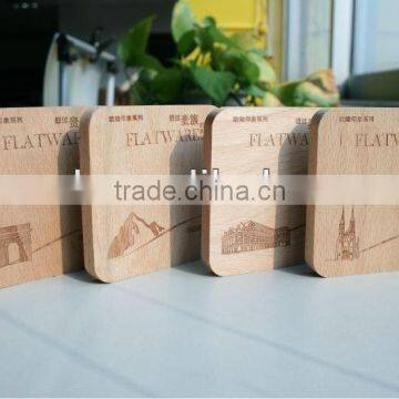 Cheap wooden handicraft wooden coaster for your cup