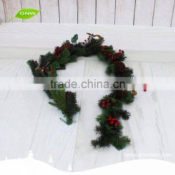 GNW CHGR-1607022 Fashion Cheap Green Decorated Christmas Garland for Sale photo-2