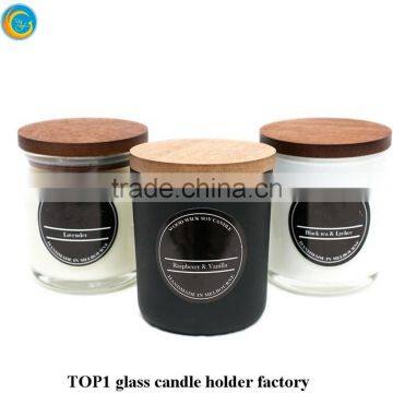 Custom Electroplate Rose Gold Candle Jar With Lid Glass Candle Cup photo-2