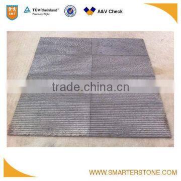 Grey color china basalt paving stone with brushes