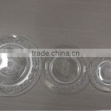 round glass plate wholesale