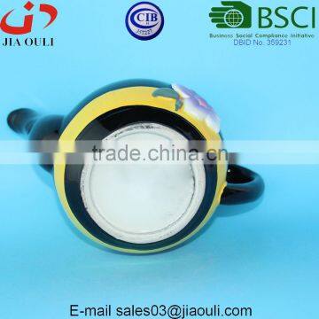 With Embossed Decorative Flower Ceramic Teapot for Flower Pots photo-6