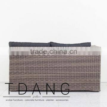 Helena Right Hand Wicker Bench - Vietnam Conversation Furniture photo-5