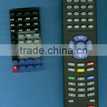 silicone rubber keypad for tv remote control