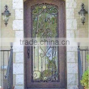 Bisini luxury wrought iron single door (BG90083)