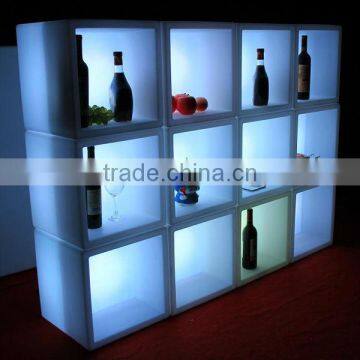 led storage cabinet furniture/store cabinet