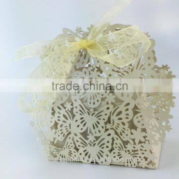 Customized Foldable Wedding Invitation Candy Box Romantic Paper Wedding Box photo-2
