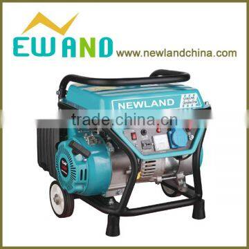 156F 3HP 220V50HZ with wheels recoil start Aluminium/Copper Gasoline 1kva generator