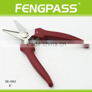 S6-1043 Stainless Steel Made in China Tree Pruning Shear Garden Scissors photo-2