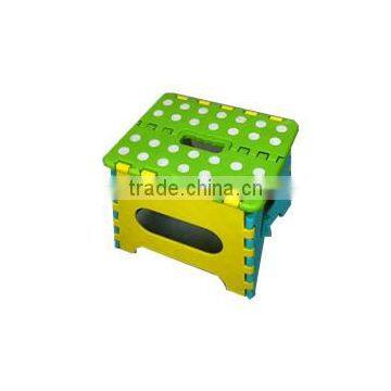 Easy to fold and open baby plastic folding stool