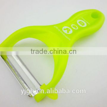 Promotion gift patent owner flat blade potato peeler in apple green