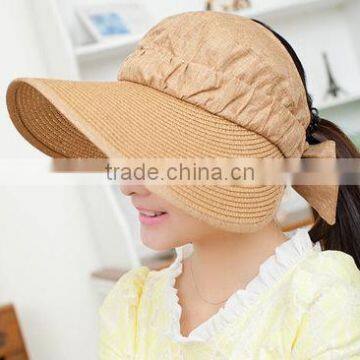 Korean Empty Top Lady Hat Summer Sun Visor Cap Hats photo-2