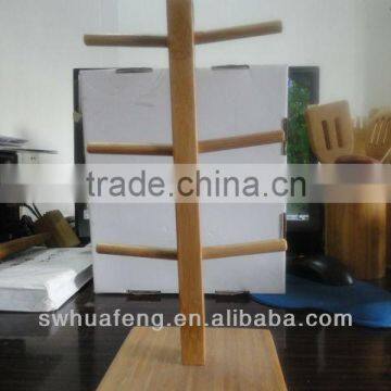 2017 Fashion bamboo display shelf for cups