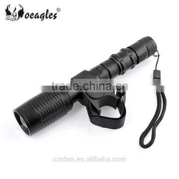 Oeagles XML T6 LED 1800 Lumens Zoomable White Light LED Bicycle Flashlight Torch Set photo-3