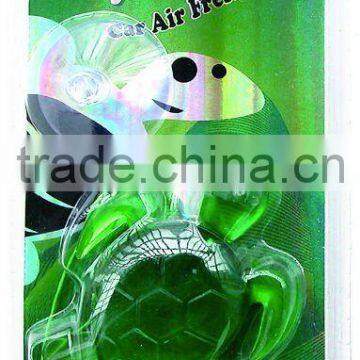 2015 new PVC plastic air freshener with shape of turtle, bird, lemon ,strawberry, cherry,dophine