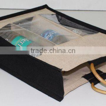 Excellent Quality Low Price Imported Wine Jute Tote Bag photo-4