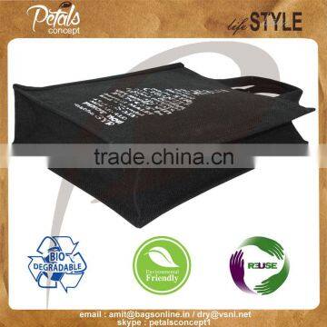 Three Bottle Jute Bag for Wine Shopping photo-4