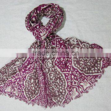 Printed Cotton Stoles for ladies