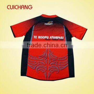 Wholesale Polyester Heat Transfer Custom Design, Rugby Shirt, Springbok Rugby Jersey photo-4