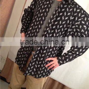 China Stock Shirts Mens Peach Skin Dress Casual Shirts Cheap Price Retail and Wholesale photo-2
