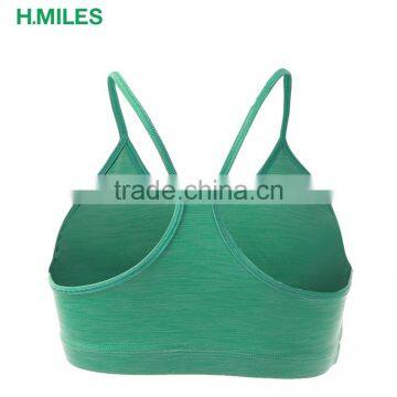 OEM Cheap Sexy Breathable Quick Dry Gym Strappy Sports Bra photo-2