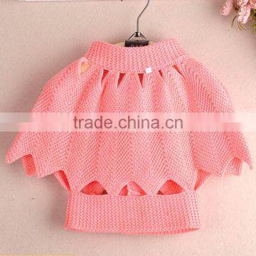 Stylish Princess Design High Quality Yellow Baby Kids Girls Poncho Cape Coats photo-6
